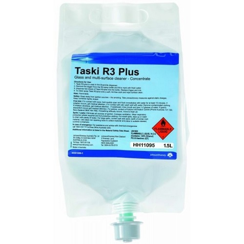 Diversey Taski R3 Plus Room Care 5721106 Glass/Multisurface Cleaner Concentrate 1.5 Ltr